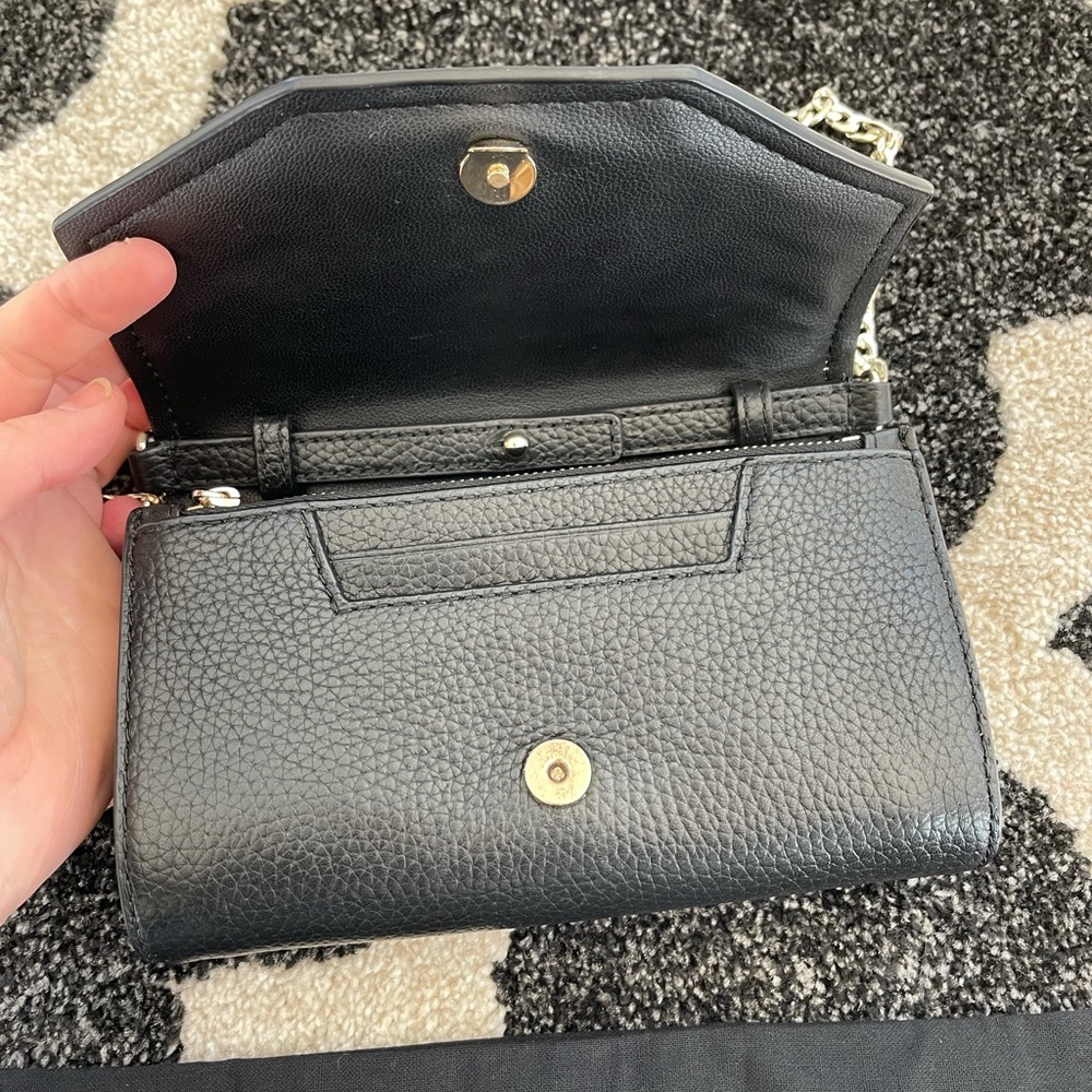 Black Mimco Leather Shoulder bag with dust bag - Picture 8 of 11
